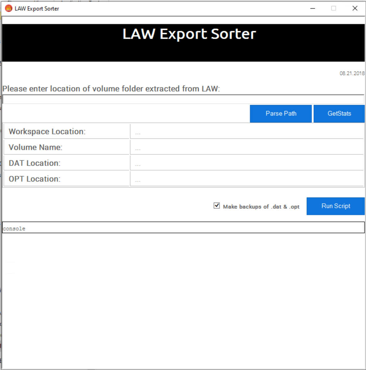 Export Sorter