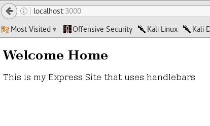 handlebars node js tutorial
