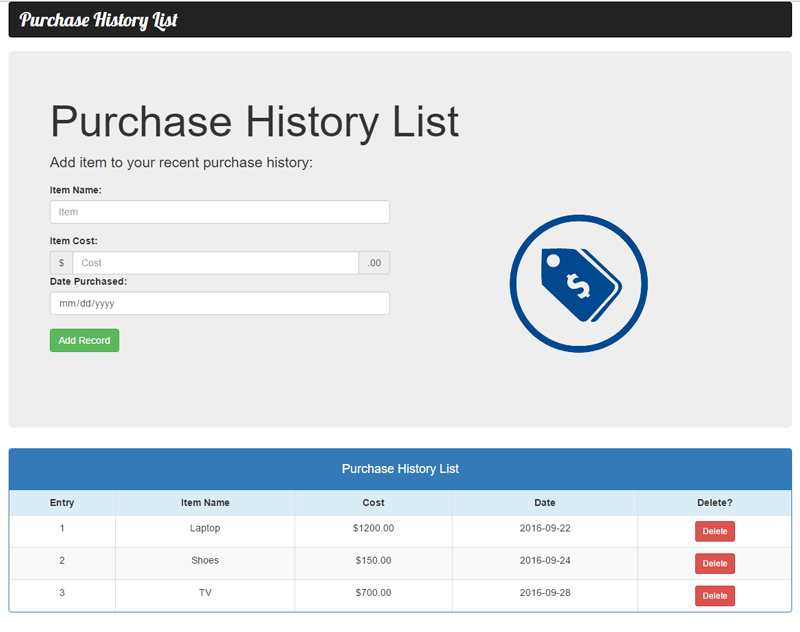 Simple Nodejs application